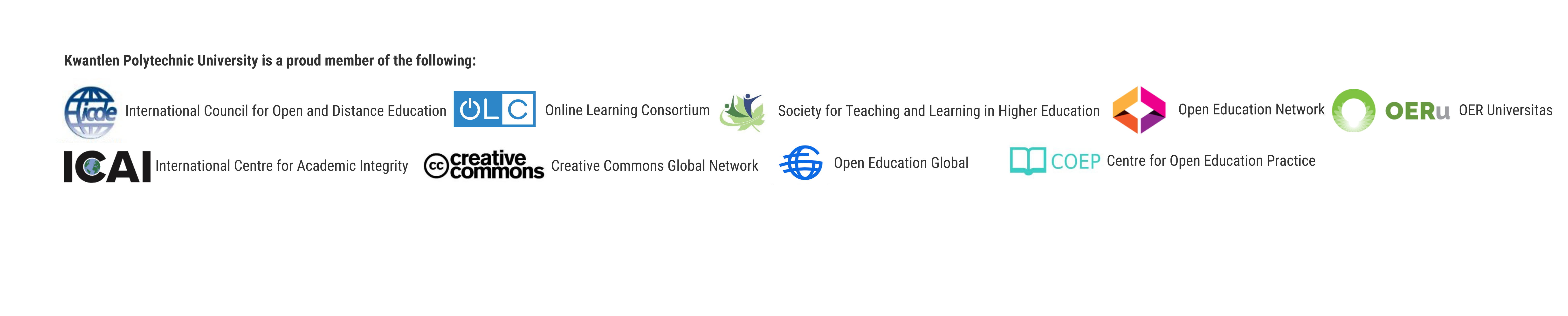 KPU is members of the following