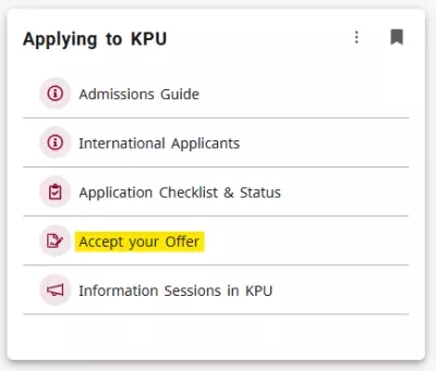 Accept your Offer