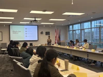 Whitney Hussain workshop at KPU 