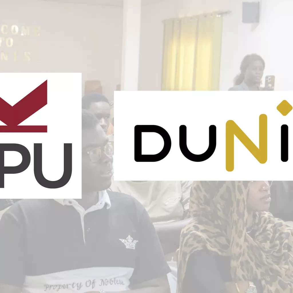 KPU and DUNIS logos.