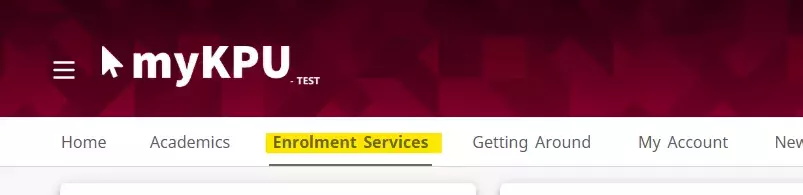 myKPU Navigation