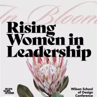 Poster for “Rising Women in Leadership” on March 26, 2026, from 4:00–7:30 pm at Wilson School of Design Conference Room 4900, Richmond, BC, featuring a pink flower and KPU branding.